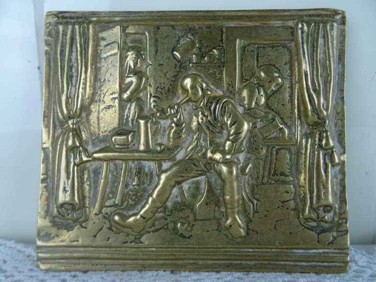 Antieke bronzen plaquettes