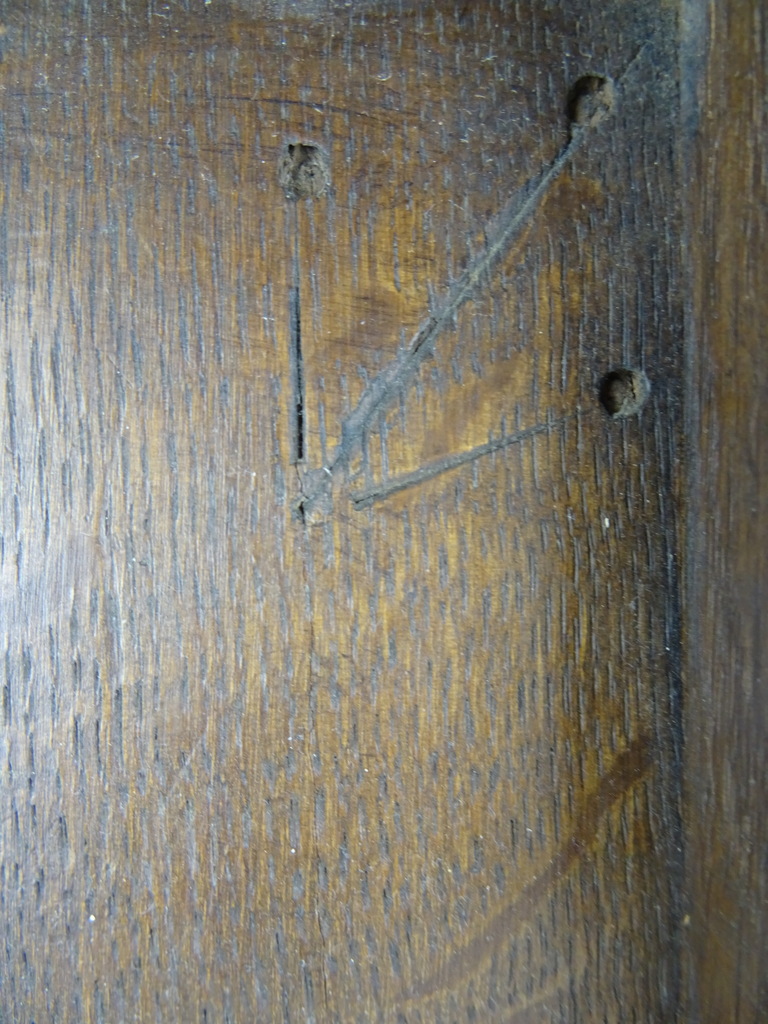 Antiek houten paneel met kruis - Afbeelding 8