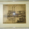 Vintage Pentekening PLEM Maascentrale Buggenum