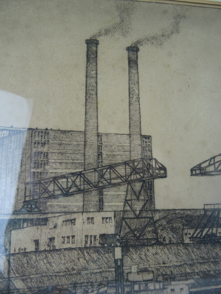 Vintage Pentekening PLEM Maascentrale Buggenum - Afbeelding 11