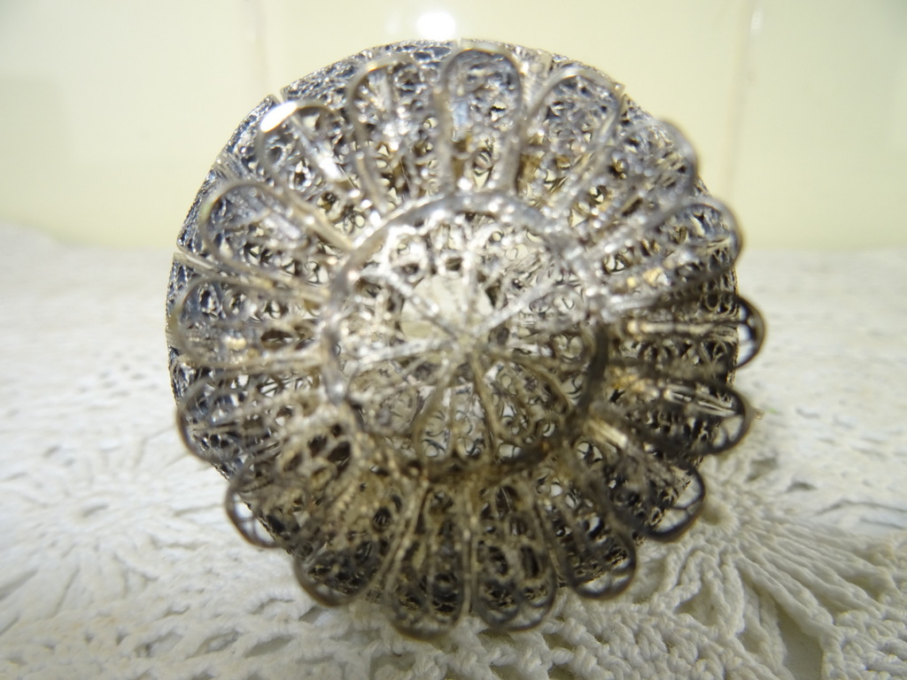 Aluminium miniatuur karaf pauw - Afbeelding 17