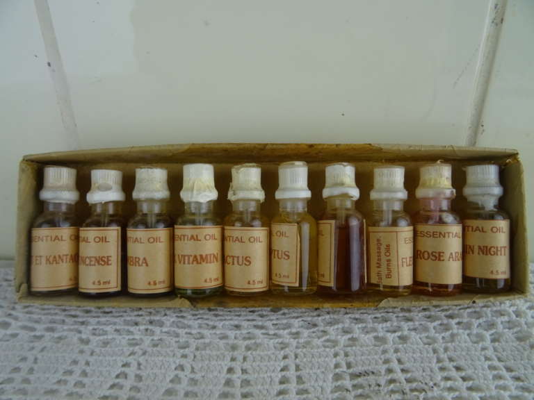 Vintage collectie massage olie
