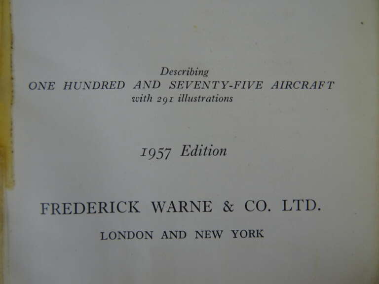 The Observer's book of Aircraft 1957 1959 1966