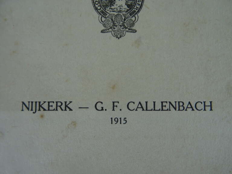 Waterloo Dr. J.R. Callenbach uit 1915