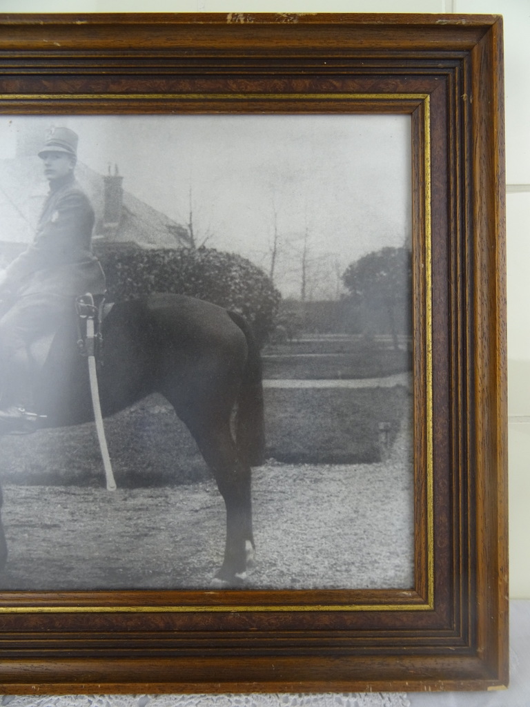 Antieke foto Marechaussee in lijst - Afbeelding 4