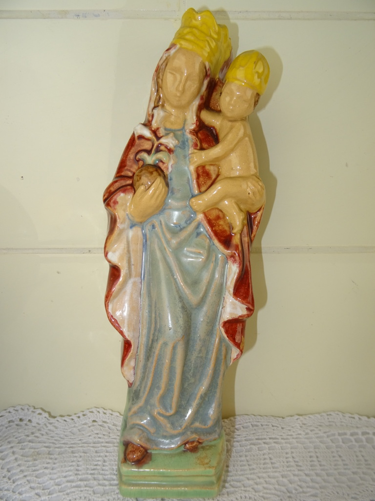 Antiek wandbeeld Heilige Maria Sterre der Zee