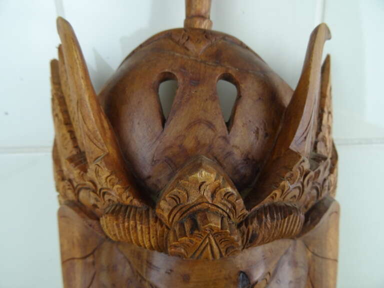 Houten Ganesha masker