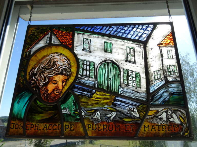 Gebrandschilderd glas in lood Heilige Jozef