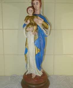 Schitterend antiek Mariabeeld