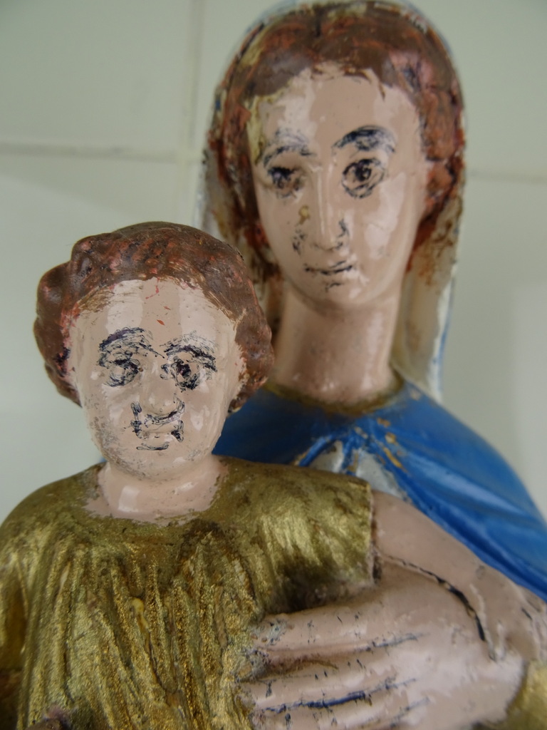 Schitterend antiek Mariabeeld - Afbeelding 3