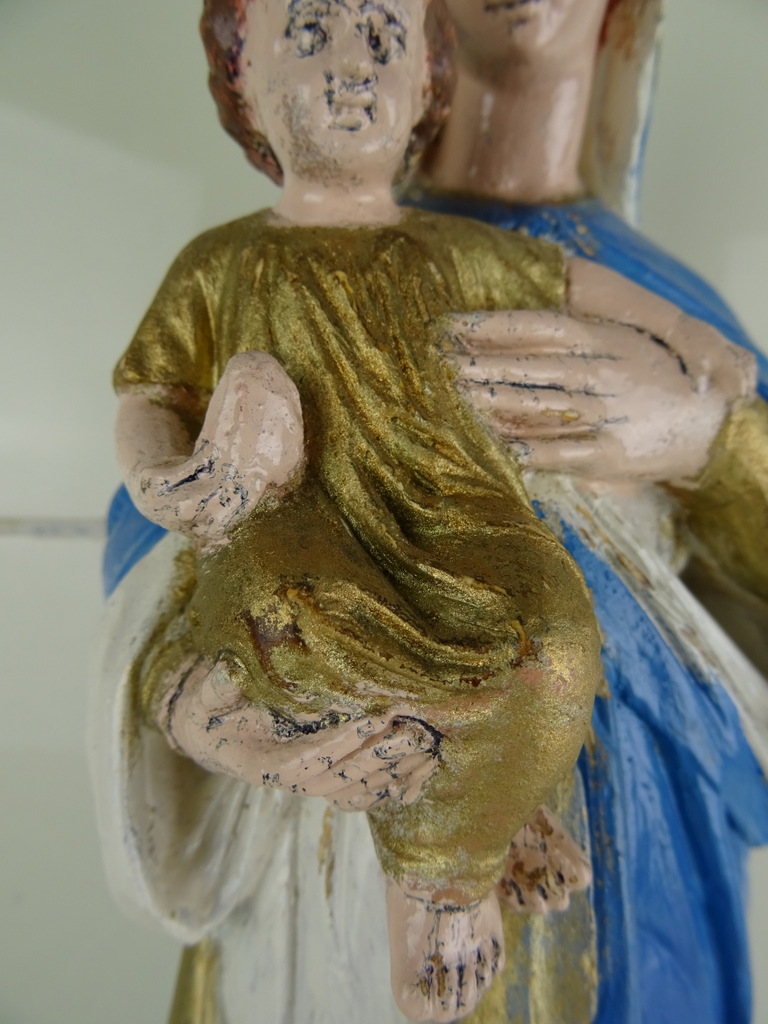 Schitterend antiek Mariabeeld - Afbeelding 6