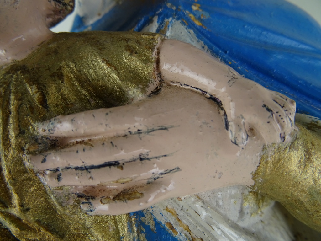 Schitterend antiek Mariabeeld - Afbeelding 8