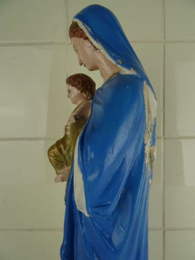Schitterende buste Heilige Maria door Constant Grooten