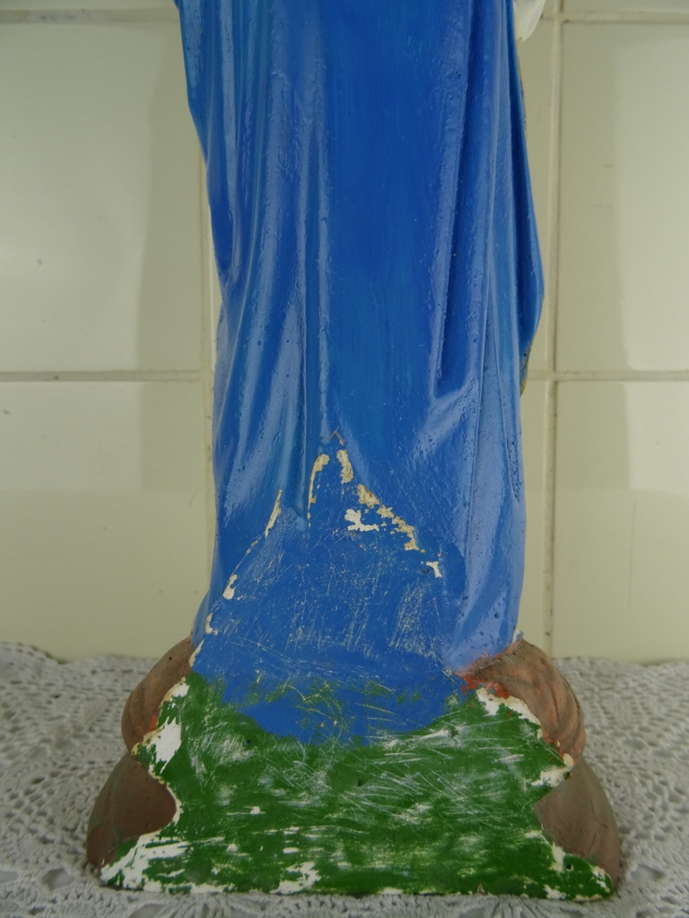 Schitterend antiek Mariabeeld - Afbeelding 13