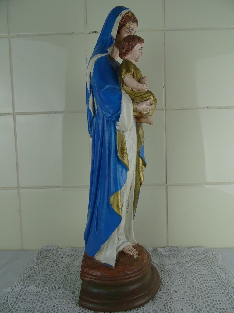 Schitterend antiek Mariabeeld - Afbeelding 16