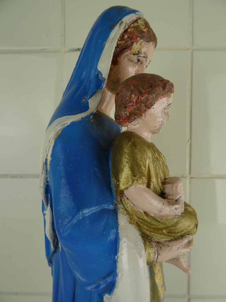 Schitterend antiek Mariabeeld - Afbeelding 15