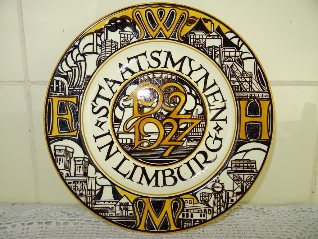 Wandbord Staatsmijnen 1902 1927