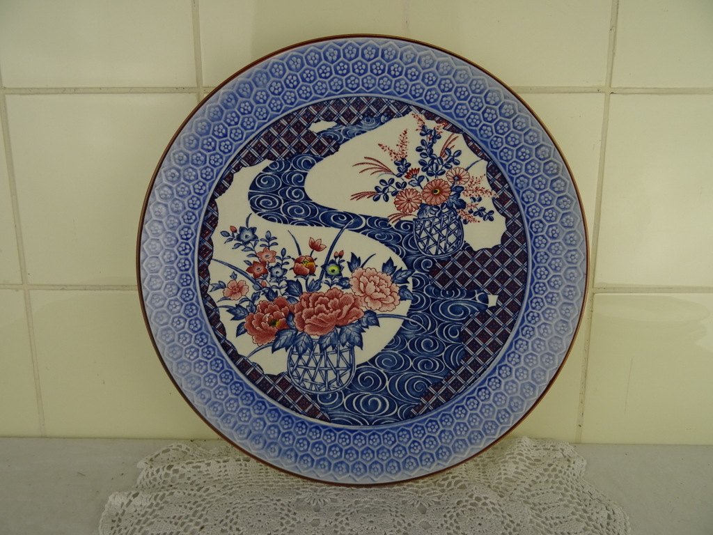 Antiek Japans wandbord - Afbeelding 3