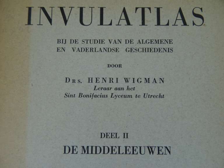 Invulatlas door Henri Wigman