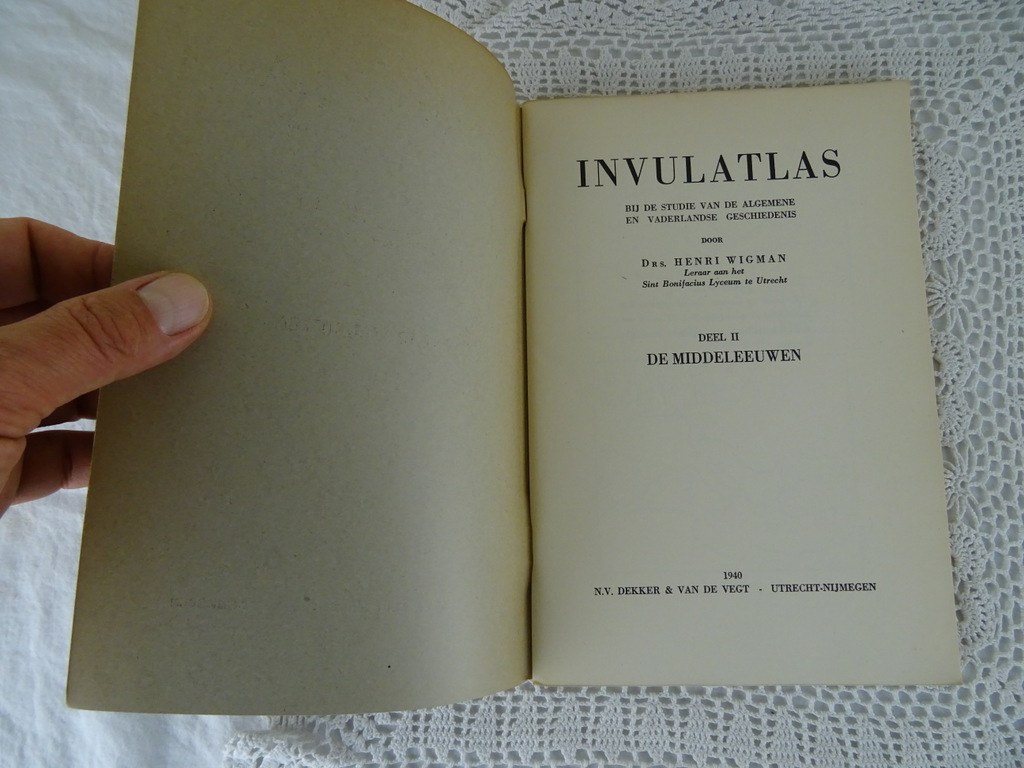 Invulatlas door Henri Wigman Invulatlas door Henri Wigman