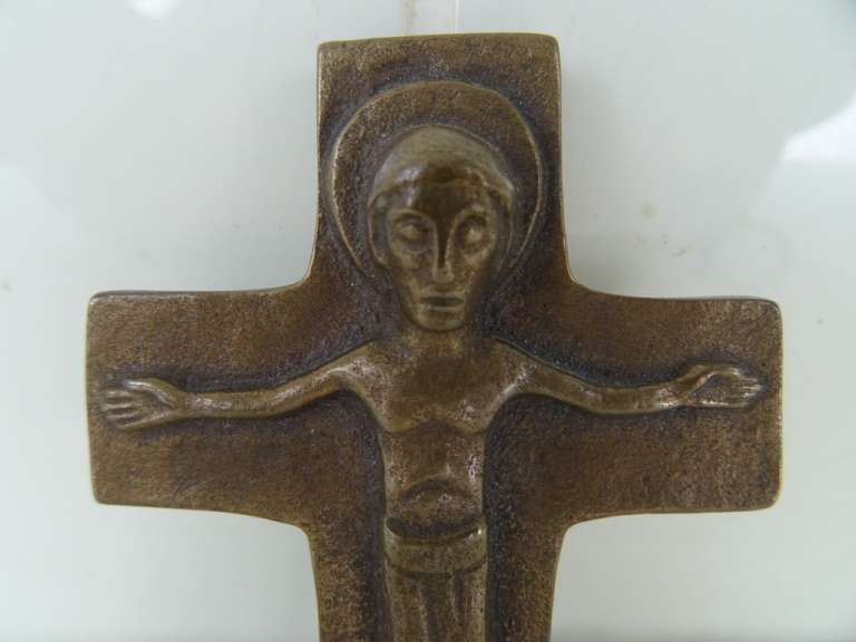 Antiek bronzen kruisje