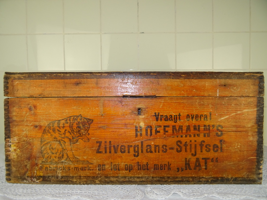 Antieke kist Hoffmans Zilverglans-Stijfsel - Afbeelding 2