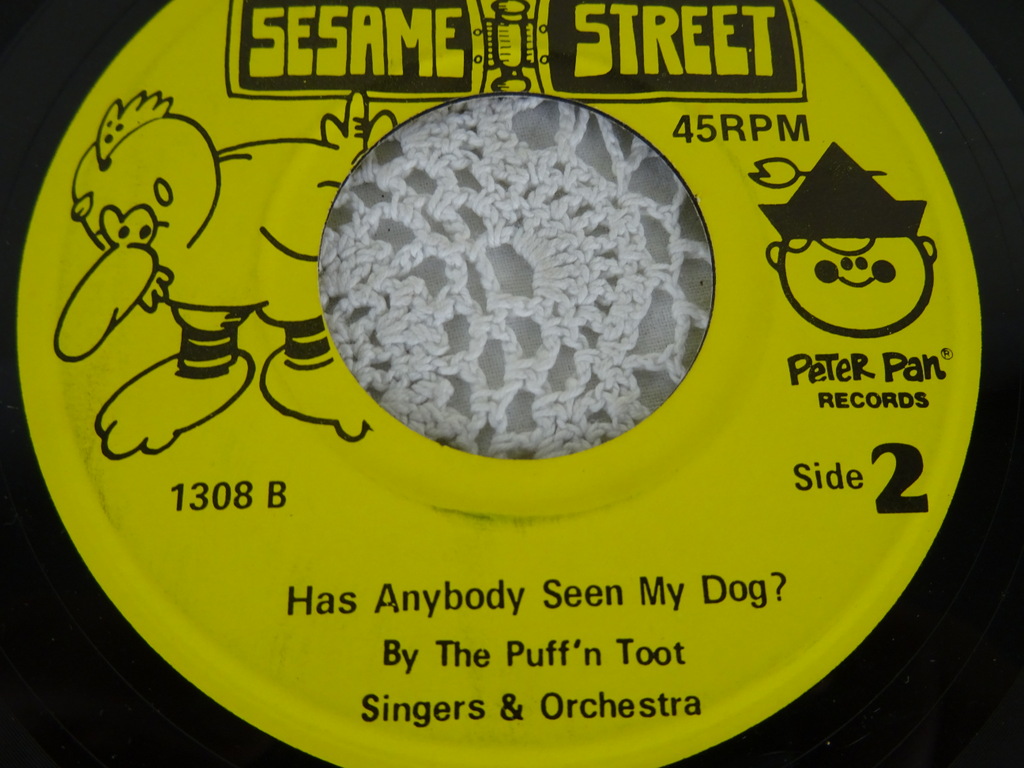 Vintage singles Sesame street en The lively little rabbit - Afbeelding 9