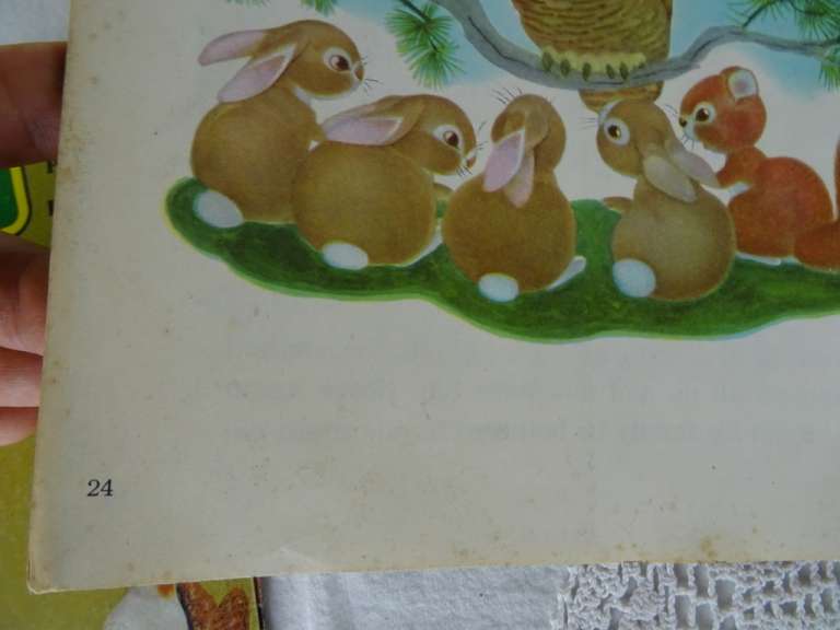 Vintage singles Sesame street en The lively little rabbit