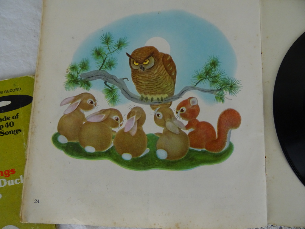 Vintage singles Sesame street en The lively little rabbit - Afbeelding 22
