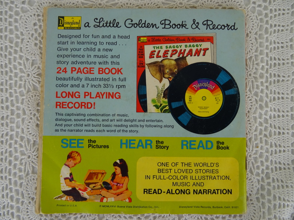 Vintage singles Sesame street en The lively little rabbit - Afbeelding 28