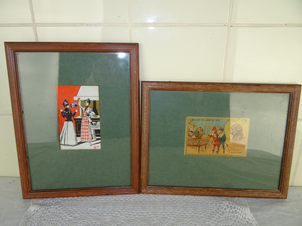 Antieke Franse reclameprenten Antieke Franse reclameprenten