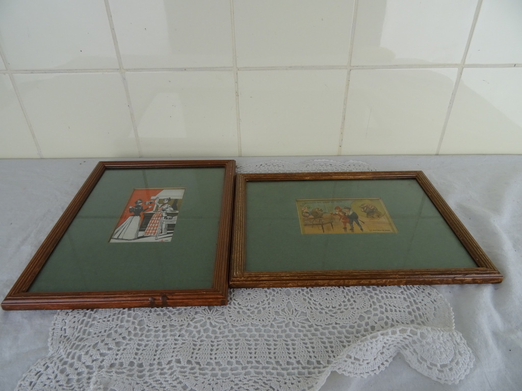 Antieke Franse reclameprenten Antieke Franse reclameprenten