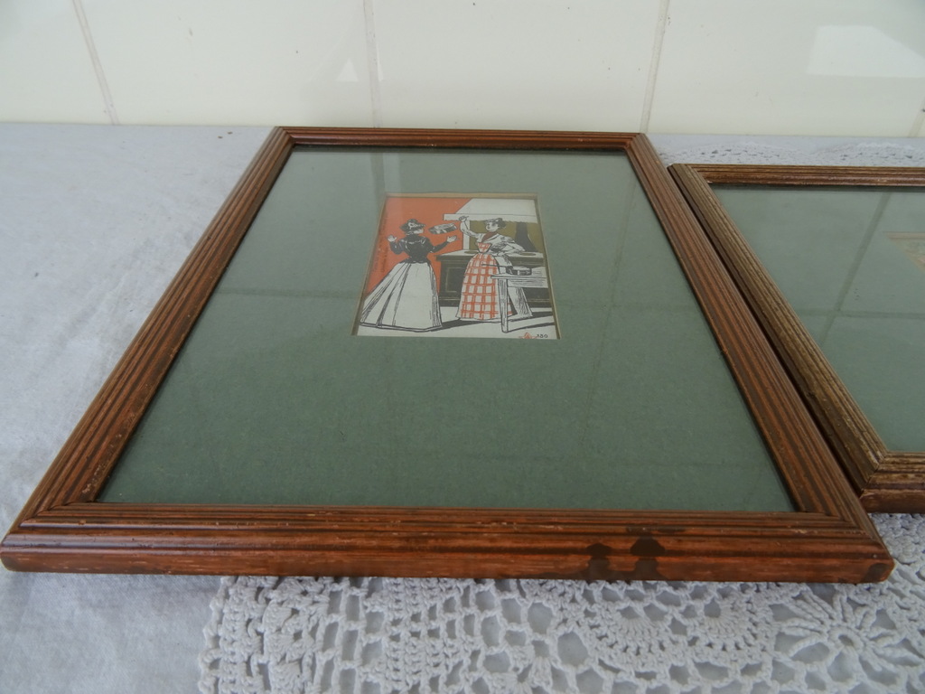 Antieke Franse reclameprenten Antieke Franse reclameprenten