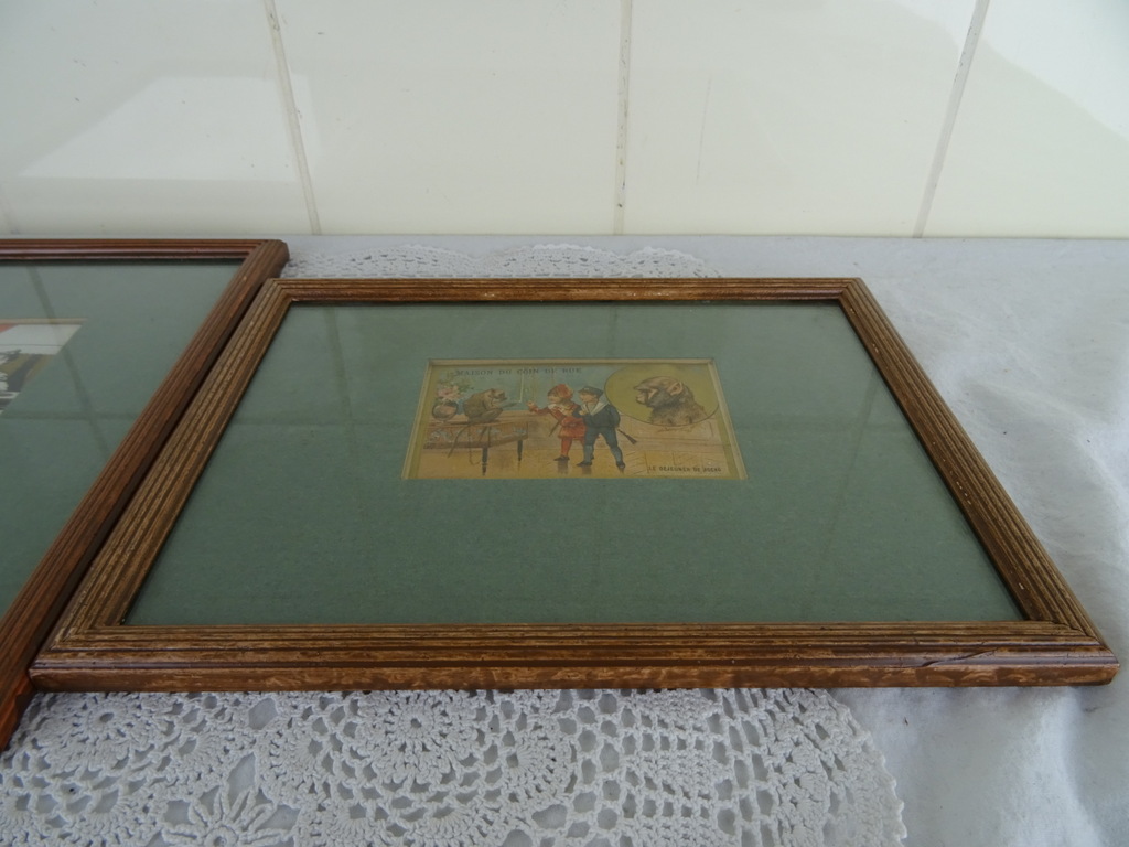 Antieke Franse reclameprenten Antieke Franse reclameprenten