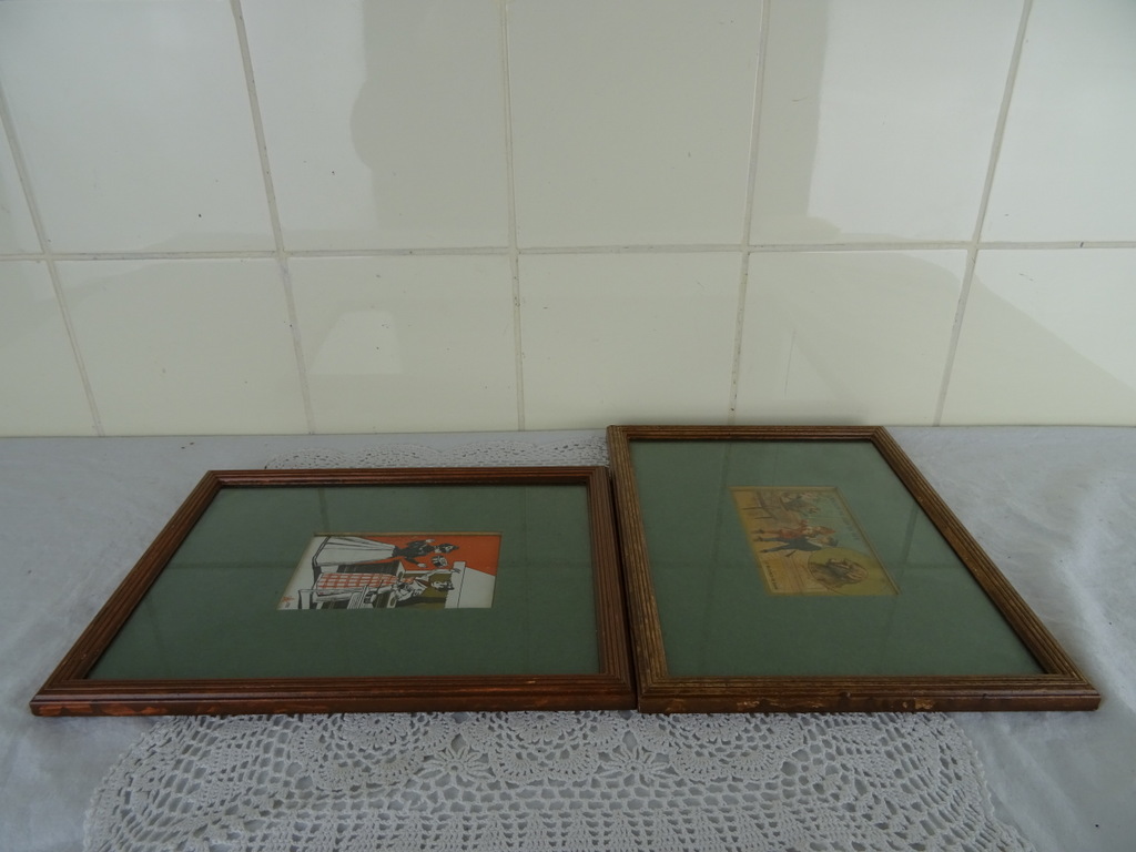 Antieke Franse reclameprenten Antieke Franse reclameprenten