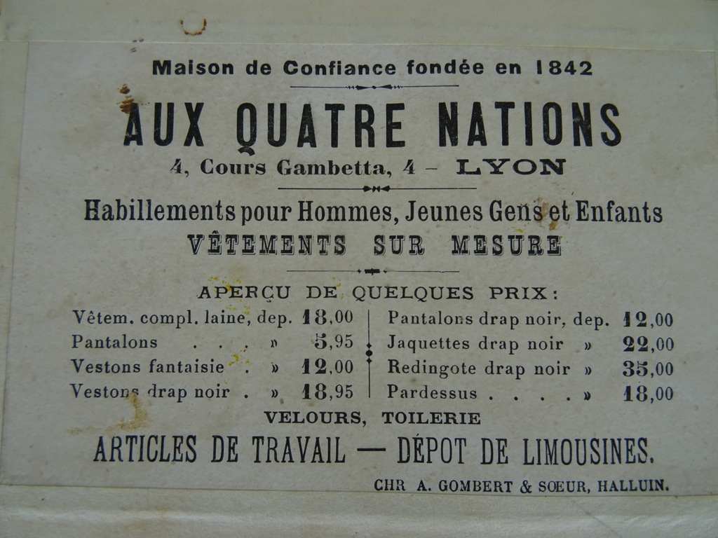 Antieke Franse reclameprenten Antieke Franse reclameprenten