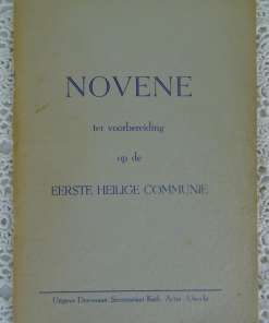 Antiek noveenboekje eerste communie