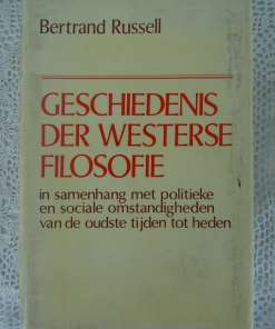 Geschiedenis der westerse filosofie door Bertrand Russell