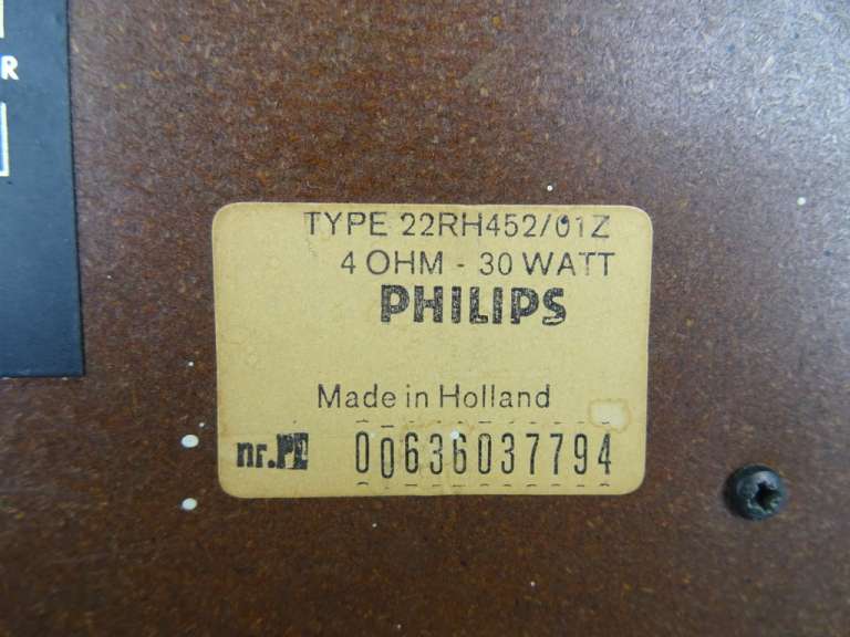 Vintage Philips speakers 22RH452