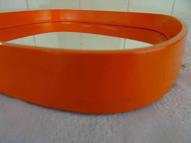 Vintage Deense design spiegel