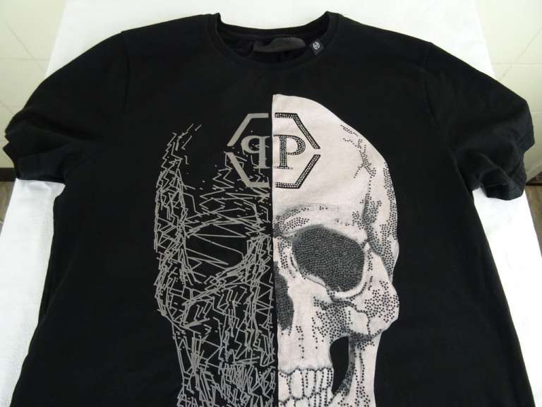 Philipp Plein design shirt Skull glitter