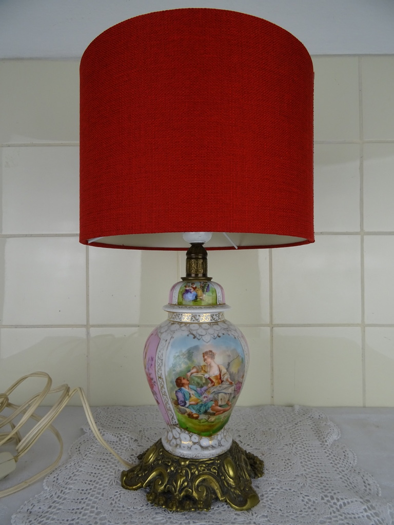 Stijlvolle vintage lamp - Afbeelding 2