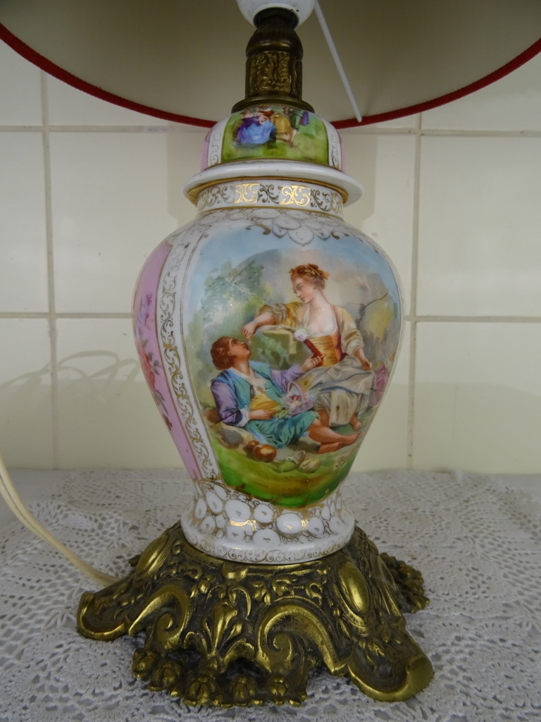 Stijlvolle vintage lamp - Afbeelding 4