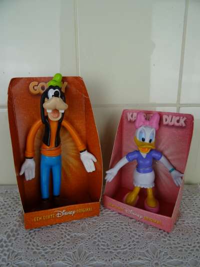 Walt Disney Katrien Duck en Goofy
