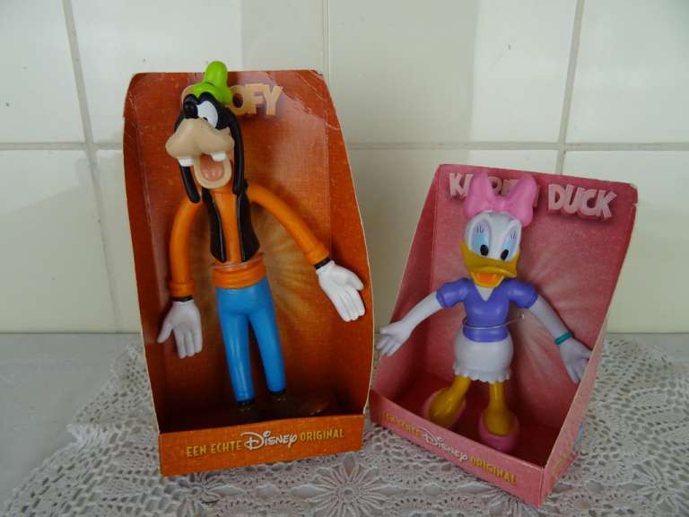 Walt Disney Katrien Duck en Goofy