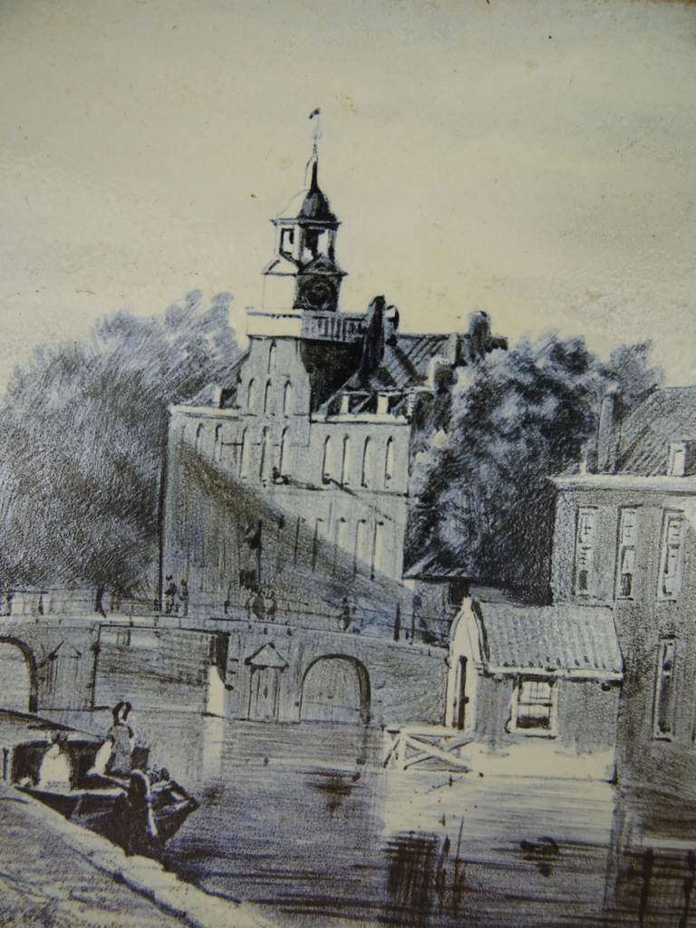Antieke Delfts blauwe tegel Petrus Regout - Afbeelding 8