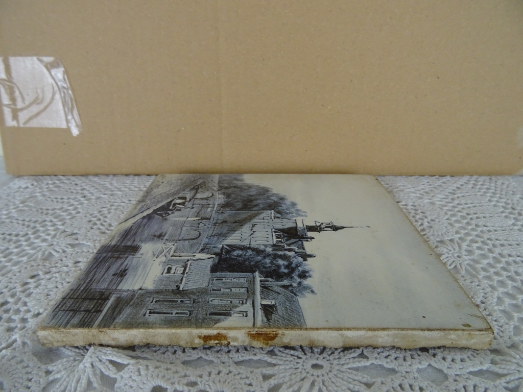 Antieke Delfts blauwe tegel Petrus Regout - Afbeelding 14