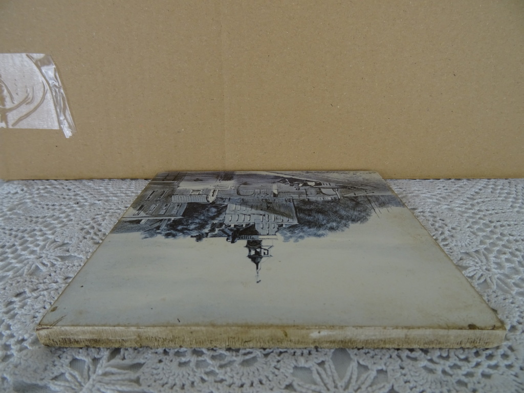 Antieke Delfts blauwe tegel Petrus Regout - Afbeelding 13