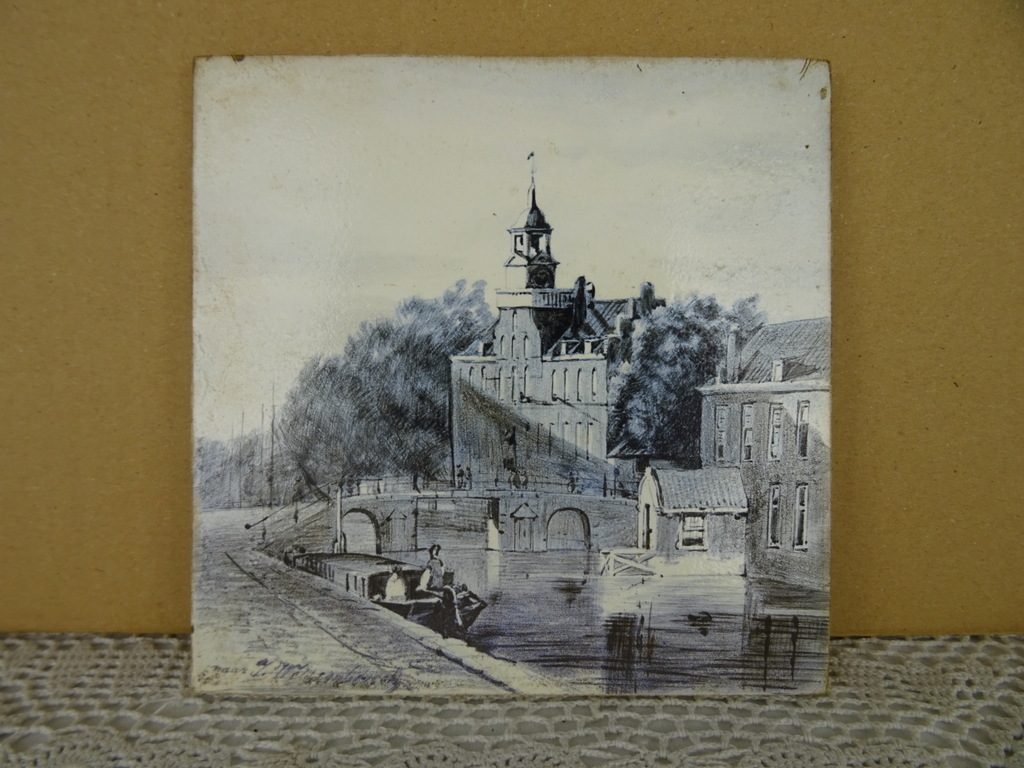 Antieke Delfts blauwe tegel Petrus Regout - Afbeelding 19