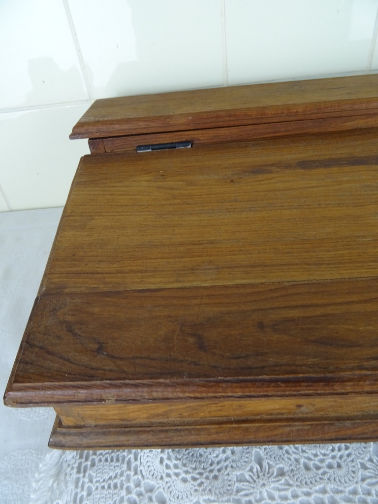 Antieke houten mobiele lessenaar - Afbeelding 10
